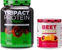 Nutrologija TRIPACT Vegan Protein Powder, za Vegan Protein Shakes, Čokoladno arašidovo maslo (20 serviranja) & Peso Active, Passion Fruit Flavor (30 serviranja)