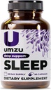 UMZU Magnezij Sleep Support Supplements with GABA and L-Theanine, Popolna sprostitev telesa in podpora razpoloženju, Non-Melatonin Formula - 180 kapsul