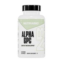 NutraBio Alfa GPC, Brain Support & Izboljšan spomin funkcijo, 300mg - 60 Zelenjavne kapsule