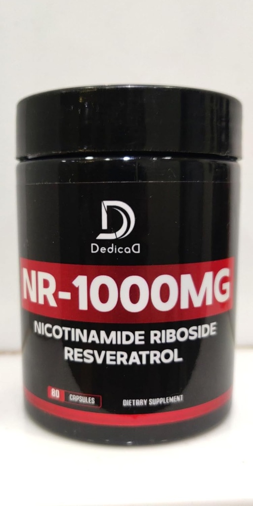 NAD dodatek z nikotinamidom Ribozid in trans Resveratrol - NR za moške in ženske - 80 kapsul