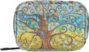 Naanle drevo življenja 7-dnevne tablete Organizator vrečko z zadrgo in kljuko in zanka, kompaktna velikost, Unisex, 8 Kompartmenti, Twill Canvas Cloth, klasičen slog