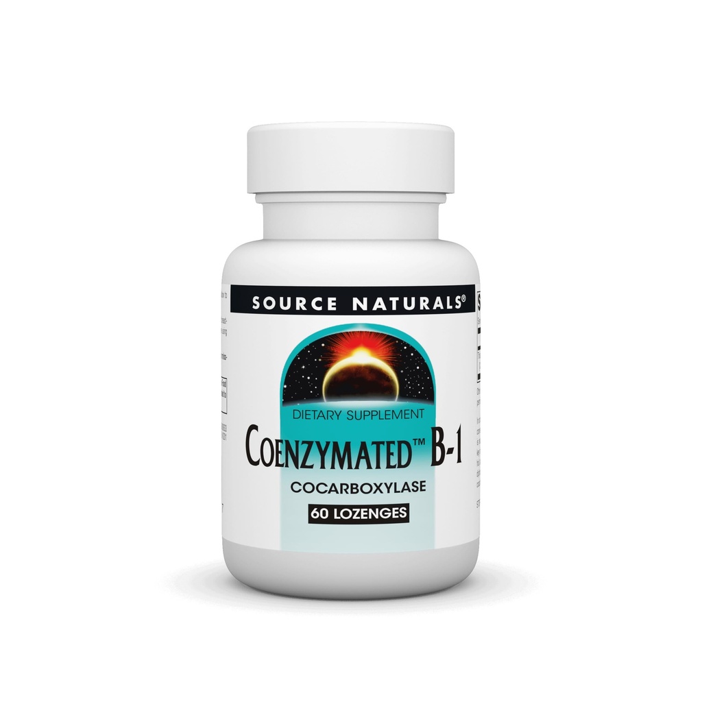 Vir Naturals Coenzymated B-1 25mg Fast action Thiamin Cokarboksilase Quick-Dissolve - 60 Lozenges