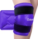 ZNÖCUETÖD Izboljšano koleno Ledeni ovoj za lajšanje bolečine, Veliki gel Ledeni paket za poškodbe kolen noge ponovno uporaben s hladno kompresijo za tendonitis, Artritis, otekanje, modrice, Kirurško okrevanje