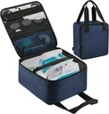 Torba za čiščenje nosa, potovalna varnost za Navage Nasal namakanje sistem, protitop Caddy Prenosni Neti Pot kovček, zaščitni nos Čistilnik vrečka z ročaja Strap (samo Bag)