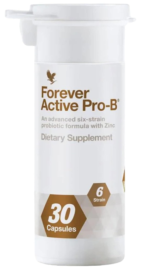 Večno življenje - aktivni Pro-B - napredni probiotik z 8 milijardami CFU in 6 Synergistic sevi - soja in gluten-free - 30 kapsul