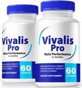 (2 paketa) Vivalis Pro tablete - Premium moška formula za hitro delujočo energijo, vzdržljivost in zmogljivost, Vivalis Pro kapsule za aktiven in uravnotežen življenjski slog, uradna Viva Lis Pro (120 kapsul)