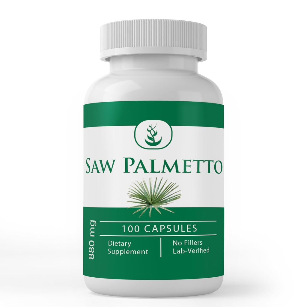 PURE ORIGINAL SESTAVINE žaga Palmetto, (100 kapsul) vedno čista, brez dodatkov ali polnila, laboratorij preverjen
