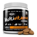 Najlepši za hišne ljubljenčke Multivitaminski Dog dodatek – 10 v 1 z Omega ribje olje & glukozamin za izboljšano skupno podporo in kožo, Gut, Prebava in Imunsko zdravje vsak dan (120 žvečljivih izdelkov)