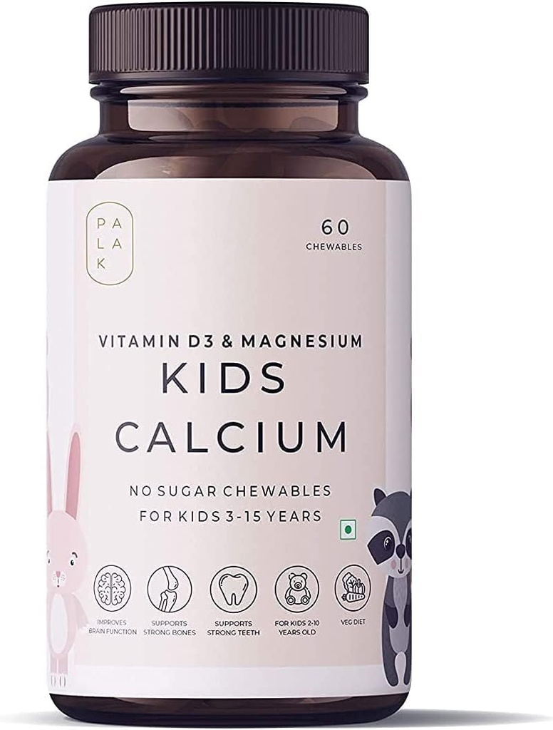 Verem Palak Opombe: Otroci Kalcij z vitaminom D3, K2 in magnezijem 