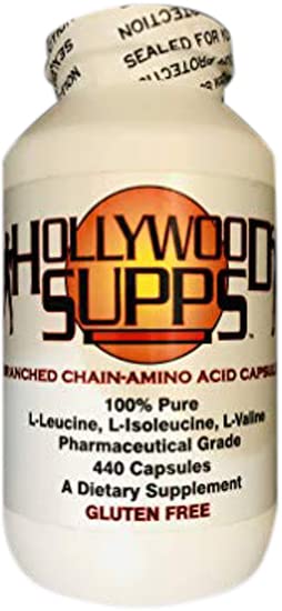 Hollywood Supps BCAA kapsule 100% Pure 3200mg Izdelano v ZDA