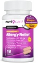 Fexofenadin 180mg 24ur - Fexofenadin Hidroklorid 180 mg Antihistaminik za alergije Relief, Koprivnica, Runny Nose, Srbečica, Primerjaj z Allegra 24 ur Non Drowsy Alergy Medicine (18 Count)