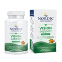 Nordic Naturals Omega Vision, Lemon - 60 Soft Gels - z Zeaksantin in FloraGLO Lutein, za zdrave oči in vid - 30 Sluge