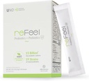 ReFeel 2.0 Dnevni probiotični dodatek - 15 milijard CFU, rahlo sladka jogurtna aroma, Prebiotiki vključeni, za optimalno ravnovesje gut flora, Absorpcija hranil in splošno dobro počutje (19 sečnina Mešanica)