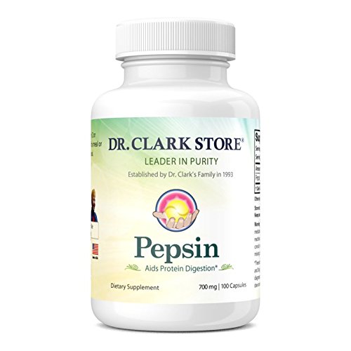 Dr. Clark Pepsin dopolnilo, 700 mg, 100 kapsul želatina
