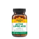 Country Life R-Alpha Lipoic Acid Complex 300mg - Alpha-Lipojska kislina 270mg & R-Lipojska kislina 30mg - Antioksidant podpora - brez kvas, koruza, pšenica, soja, gluten, mleko - Alpha lipoična kislina dodatek