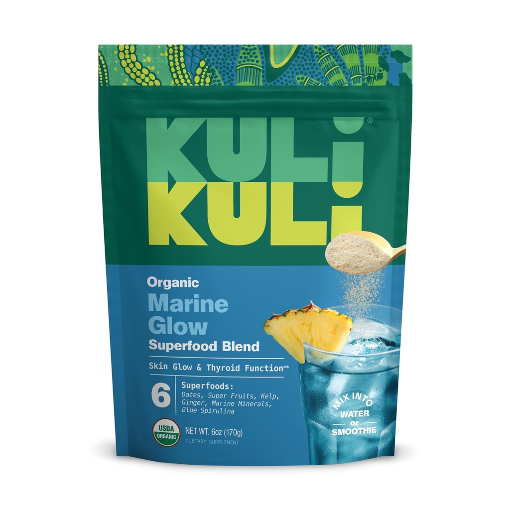 Kuli Kuli Organic Marine Glow Superfood Mešanica, 6 OZ