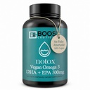 BoostCeuticals Vegan Omega 3 Dodatek 500mg Dha Epa Vegan Softgels - No Stearates Non GSO Gluten Free 