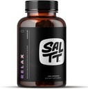 SALTT Relax - Magnezije Kapsule dodatek - 203 mg Jonski magnezijev klorid w/Sodij, kalij, elektroliti - Vegan, sladkor & Gluten brezplačno - 240 Count - by Keto Chow