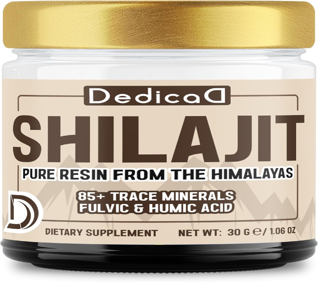 Shilajit Pure Himalaaan Organic Resin 30grams - Shilajit Supplement vsebuje naravno Fulvic, humično kislino & 85 drugi - 60 Služi za ravnotežje telesa, srce, imunskega zdravja