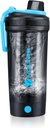 VOLTRX Shaker steklenica, galij USB C polnilni električni mešalnik za stresanje proteinov, Shaker skodelice za stresanje beljakovin in obrokov, BPA brezplačno, izdelan s Tritan, 24oz