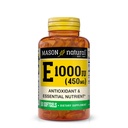 MASON NARAVNI vitamin E 450 mg (1.000 i.e.) - antioksidant in esencialna hranila, zdrav imunski sistem, koža in oči, dodatek celega telesa, 50 kapsul