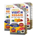 LABO Nutrition Ultimate VisionREGAIN, Eye Vitamin Beyond AREDS 2 Formula z Lutein, Zeaksantin, Saffron Extract, Blueberry for Macular & Retinal Health, Eye Utrujenost, Night Vision Support 60 Countsx3