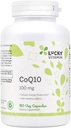 Lucky Vitamin - CoQ-10 z Hawthorn Berry 100 mg. - 180 Veg kapsule