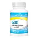Kalcijev dodatek iz 21. stoletja, 600 mg, 75