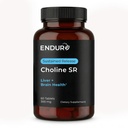 Endur Choline L(+) Bitartrate, Trajna release Brain & Jetra podporna dopolnila, Prednatal Safe, Vegan, Non-GMO, Gluten Free, 300mg (60 tablet)