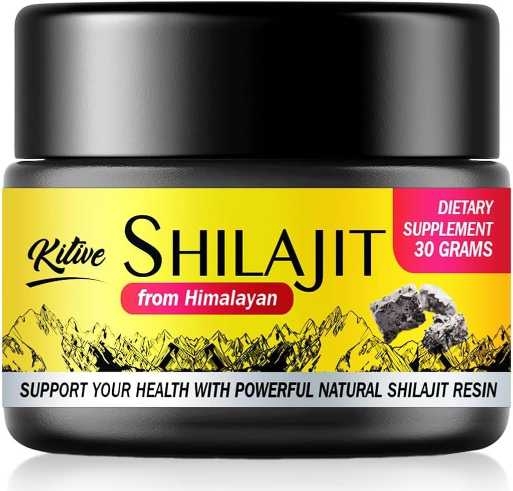 Shilajit Pure Himalaaan Organic Resin: Shilajit za moške in ženske 30 g