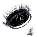 Lashify Fluffy 14mm Gossamer trepalnice razširitve ponovno polnjenje, črna, Easy DIY lažnih las za dodajanje polnosti in dimenzije
