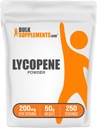 BulkSupplements.com Likopen v prahu - Likopen dopolnilo, likopen 10mg - Antioksidanti dodatek, Gluten prost, 200mg na serviranje, 50g (1.8 oz) (Pack of 1)