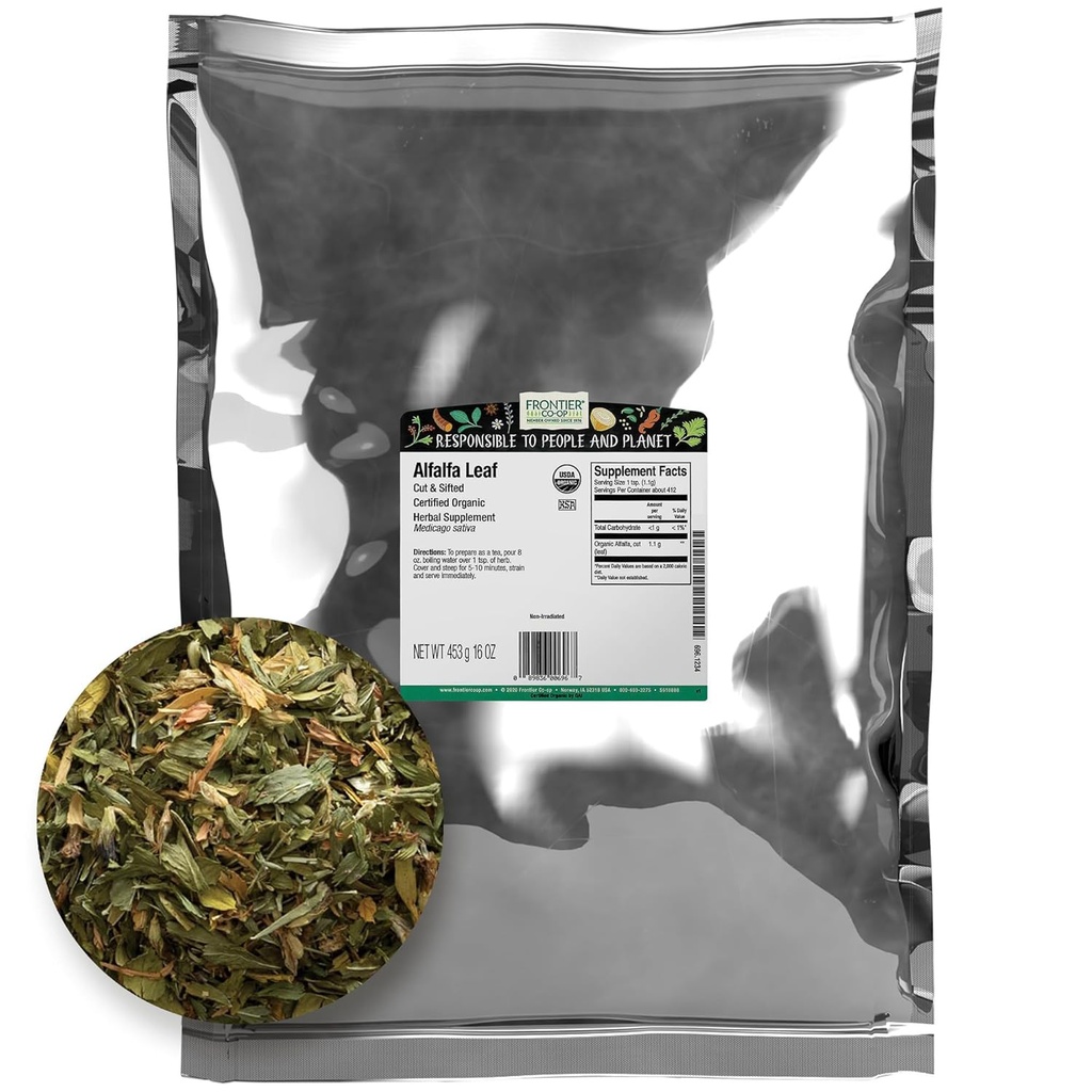 FRONTIER Organski izrez Alfalfa Leaf, 16 OZ