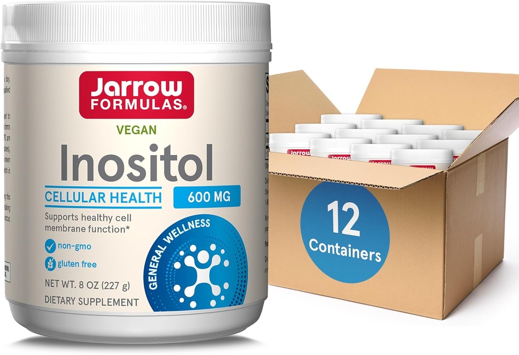 Jarrow Formule Inositol 600 mg, prehranska dopolnila za celično zdravstveno podporo, 8 oz Powder, približno 378 dnevna oskrba