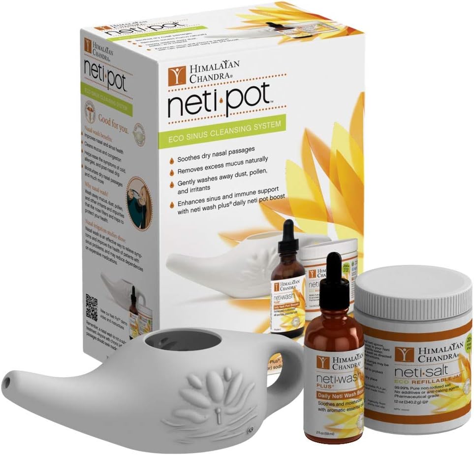 Himalajska Chandra ECO Neti Pot Popoln sistem za čiščenje Sinus