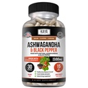 Kaya Naturals Ashwagandha Root z črnim poprom 