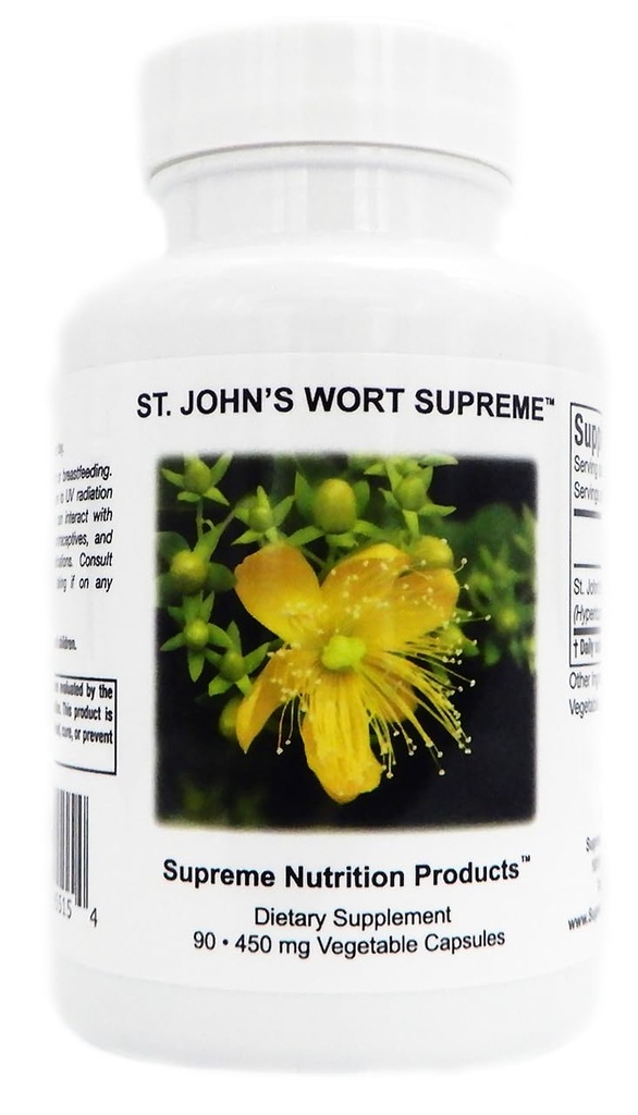 Supreme Nutrition St. John's Wort Supreme, 90 Pure St. John’s Wort kapsule