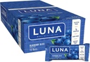 LUNA BAR - Gluten Free Snack Bars - Blueberry Bliss Flavor - 7g proteinov - Non-GMO - Rastlinsko-osnovno Hlajenje - Na Go Prigrizki (1.69 Ounce Snack Bars, 15 grof)