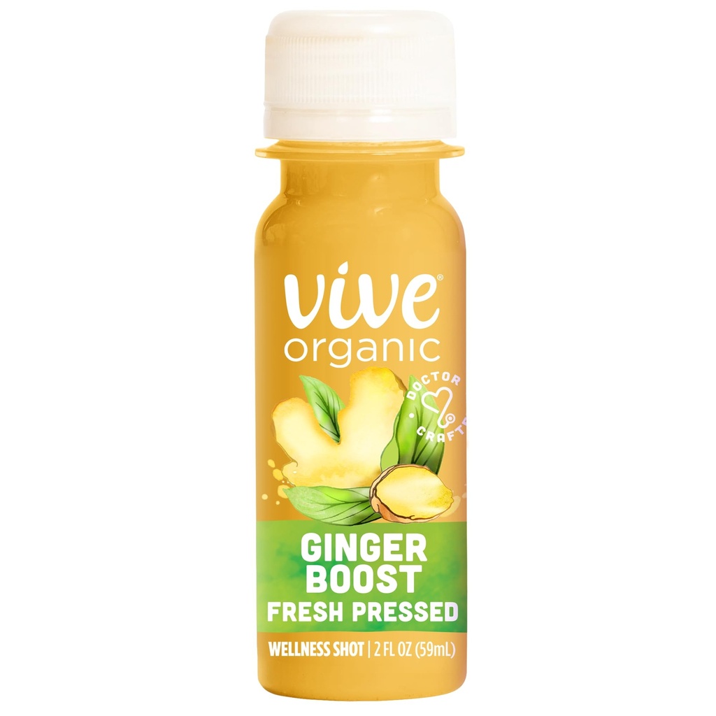 Vive Organic Pure Boost Ginger Shot (2oz steklenica)