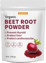 Hudetex Pesetroot v prahu organska, 8oz, zamrzovanje posušene podpore delovanje jeter in energije telesa, ohraniti mladost, Rih v vitamin B12, železo, folna kislina - Non-GMO, Vegan