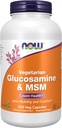 NOW Foods Supplements, Glukozamin & MSM (GreenGrown® glukozamin), Vegetarian, 240 Veg kapsule