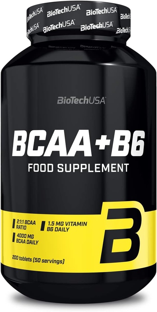 BCAA+B6 - 200 compriméns - Biotech