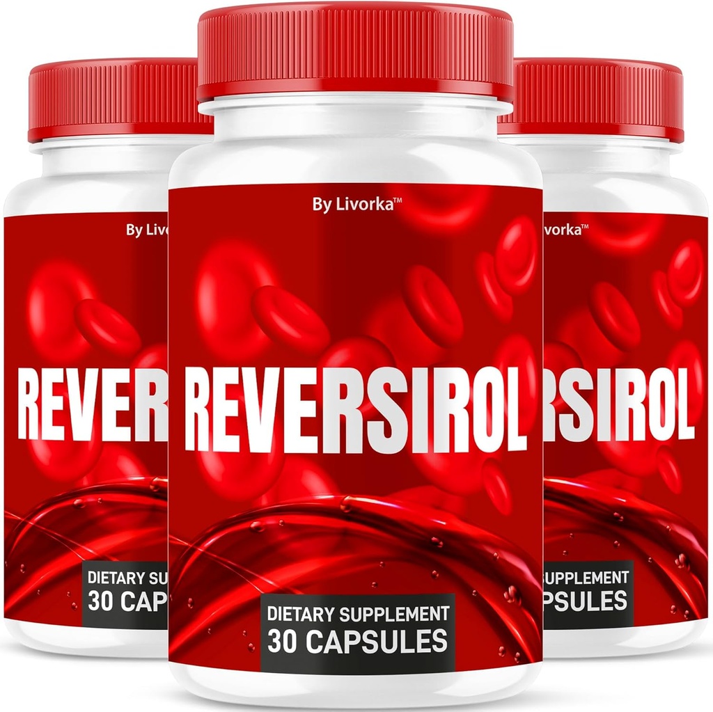(3 pakiranja) Reversirol - Reversirol Premium Formula, Reversirol Kapsule, Reversirol Advanced Optimizer Kapsule, Reversirol Dodatne podporne tablete, Reversirol Reviews, 90 kapsul za 3 mesece