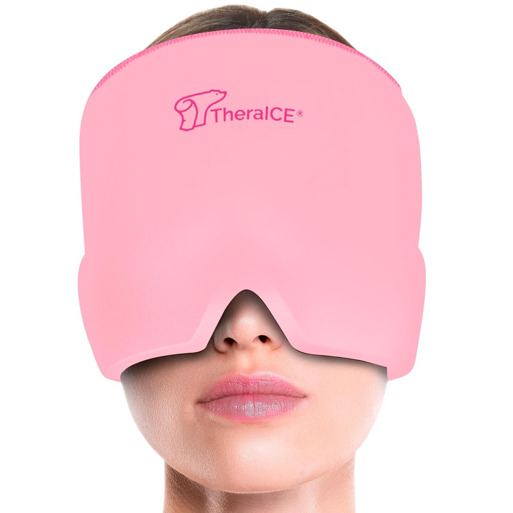 TheraICE glavobol Relief Cap, Migraine Ice Pack Maska Izdelki, Ženske hlajenje Gel klobuk, Obraz hladno kompresija glavo ovoj za njen stres. Darilo za rojstni dan za mamo, sestro, babico, dekle, in učitelja