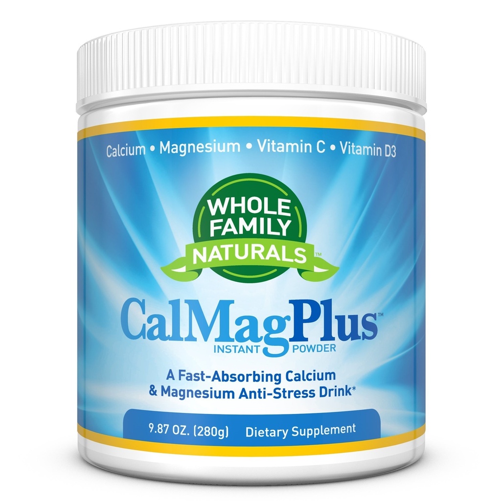 Kalcij Magnezij v prahu dodatek - CalMag Plus z vitaminom C & D3 - Gluten prost, ne GSO - Natural Cal Mag pijačo - Cal-Mag za mišice - miren spanec Magnezij v prahu - Kalcijev dodatek
