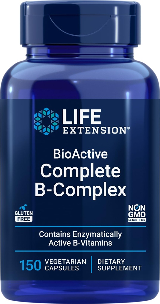 Life Extension BioActive Complete B- Complex 150 vegetarijanskih kapsul