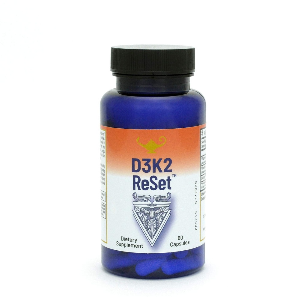 RnA Reset D3K2 Reset – 4.000 i.e. vitamin D3 & 100 μg K2 dodatek (60 kapsul)