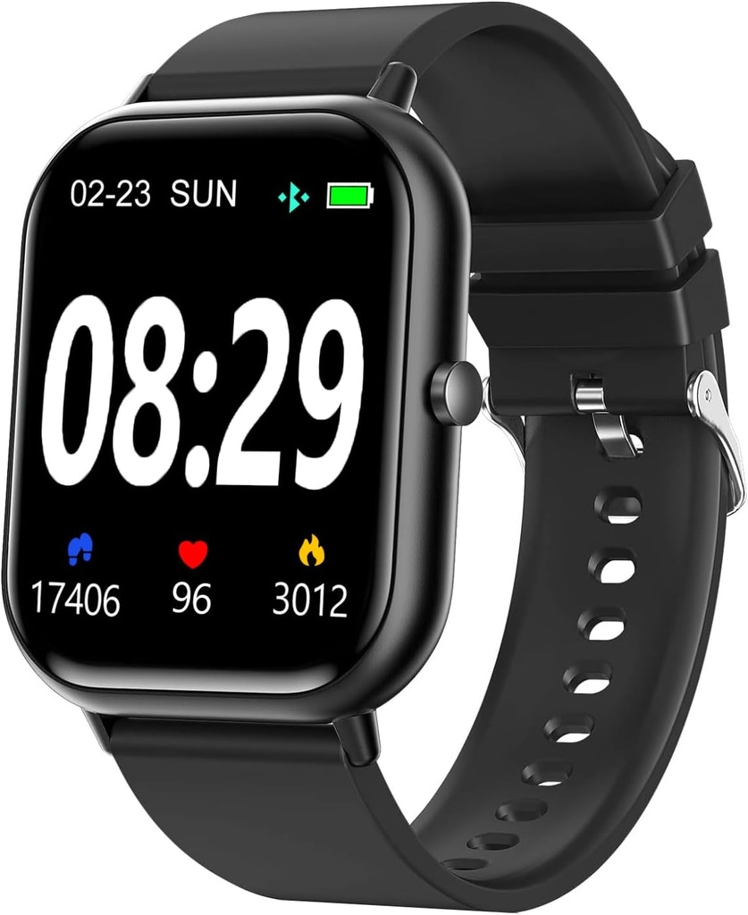 Smart Watch za moške ženske SmartWatch 1.83" za iPhone Samsung Android telefon kompatibilen, Fitnes sledilnik Watch s pedometrom, srčni utrip / Smart Monitor, krvni kisik, IP68 vodoodporna