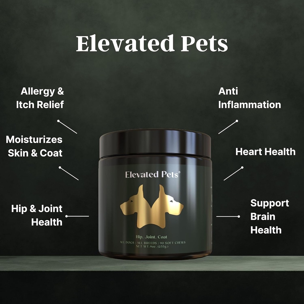 Ultra-zdravje Omega 3 Ribje olje obravnava w/MSM, glukozamin, hondroitin, EPA/DHA za pse: Zvišane hišne ribje olje, Kurkurja & Skupni dodatek + Alergični žveči - Ultimate Dog Vitamin dodatek