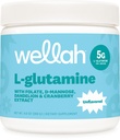 Wellah L-glutamin v prahu brez arome (50 serviranih) - 5g L-glutamina na obrok, sladkan s Stevio